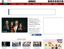 Tablet Screenshot of advocate.com